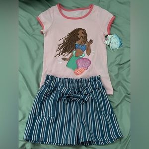 The little mermaid size 4T outfit.